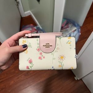 Coach Wristlet with Phone Holder